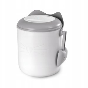 Catit Pixi, pojemnik próżniowy na pokarm, dla kota, 9,6l / 5,5 kg, 26 x 24.5 x 30.7 cm z łopatką 2