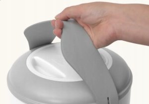 Catit Pixi, pojemnik próżniowy na pokarm, dla kota, 9,6l / 5,5 kg, 26 x 24.5 x 30.7 cm z łopatką 9