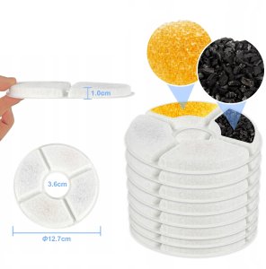 Catit Triple Action, filtr do fontann Catit - 43742, 43725, 43747, 50023, 50053,55600, 6szt/OPAK 7