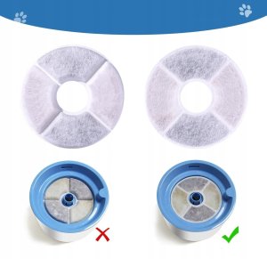 Catit Triple Action, filtr do fontann Catit - 43742, 43725, 43747, 50023, 50053,55600, 6szt/OPAK 9