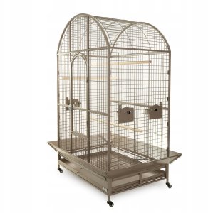 Panama Pet Woliera dla ptaków, beżowa, na kółkach, wym.121.2 x 88.2 x 168.5cm 2