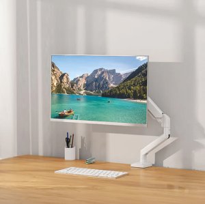 Triadyn Uchwyt Biurkowy FlexMount do Pojedynczego Monitora Telewizora 13-34" Regulowany Obrotowy TRD-WH-1AL 4