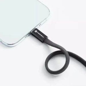 Kabel USB ForCell USB-C - USB-C 1.2 m 240W Czarny (CCFN23) 2