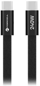 Kabel USB ForCell USB-C - USB-C 1.2 m 240W Czarny (CCFN23) 4