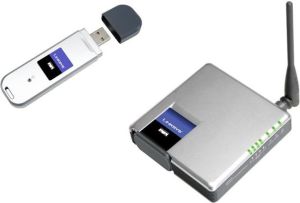 Router Linksys Wireless Router WRT54GC + karta USB (WKUSB54GC-EU) 1
