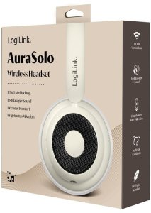 Słuchawki LogiLink Słuchawki z mikrofonem, BT6.0, ANC, brązowe 4