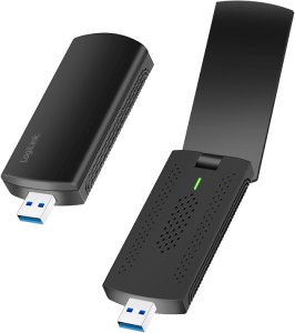 Karta sieciowa LogiLink Adapter USB WiFi 6e 5,8Ghz 2