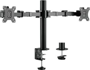 LogiLink Uchwyt do monitora 2x 17-32',10kg max na ramie 2