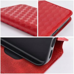 krainaGSM Etui z klapką na Xiaomi Redmi NOTE 15 5G Cubic Book czerwone 2