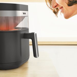 Frytkownica beztłuszczowa Tefal Tefal Easy Fry Infrared EY832HE0 frytkownica Pojedyńczy 7 l Autonomiczny 2020 W Frytkownica na gorące powietrze Ciemny Szary 5