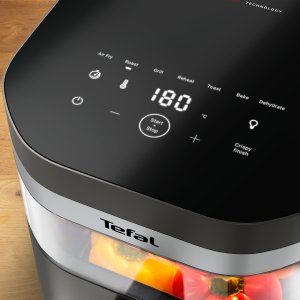 Frytkownica beztłuszczowa Tefal Tefal Easy Fry Infrared EY832HE0 frytkownica Pojedyńczy 7 l Autonomiczny 2020 W Frytkownica na gorące powietrze Ciemny Szary 6