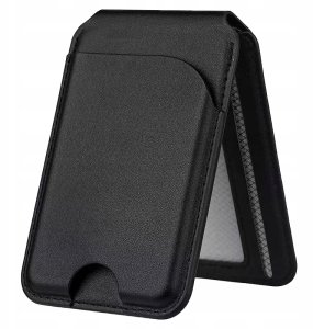 Jabees Magnetyczny Portfel Magsafe Do Telefonu Na 4 Karty Blokada Rfid + Podstawka / Magwallet Secure Czarny 2