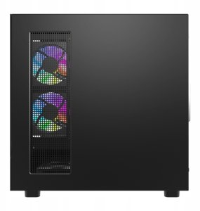 Obudowa Darkflash Obudowa komputerowa DarkFlash DS950V z wyświetlaczem (czarna) + 6 wentylatorów 5