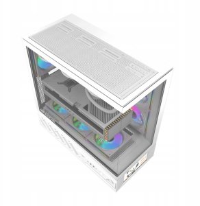 Obudowa Darkflash Obudowa komputerowa DarkFlash DS950V z wyświetlaczem (biała) + 6 wentylatorów 5