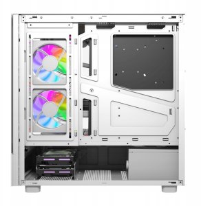 Obudowa Darkflash Obudowa komputerowa DarkFlash DS950V z wyświetlaczem (biała) + 6 wentylatorów 8