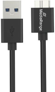 Kabel USB MediaRange MediaRange MRCS240 kabel USB USB 3.2 Gen 1 (3.1 Gen 1) 1,8 m USB A Micro-USB B Czarny 2
