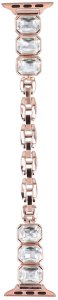 GlacierX Zirconia Chain Bracelet Rose Gold do Apple Watch 38/40/41mm kolor Różowe Złoto 2