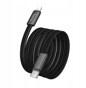 Hoco Kabel USB C do Lightning Hoco PD 30W płaski 1 m X125 czarny 3