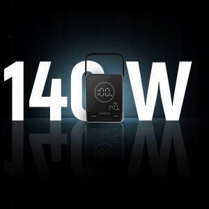 Powerbank Cuktech Powerbank Cuktech 300W 40000mAh z ładowaniem bezprzewodowym 2x USB-C + 2x USB-A - czarny 8