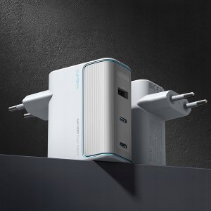 Ładowarka Cuktech Ładowarka sieciowa Cuktech AD1003EU 100W GaN 2x USB-C + USB-A z kablem - biała 2