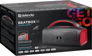 Głośnik Defender Głośnik Defender BEATBOX 18 Bluetooth 20W MP3/SD/USB/TWS czarny 8