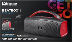 Głośnik Defender Głośnik Defender BEATBOX 18 Bluetooth 20W MP3/SD/USB/TWS czarny 9