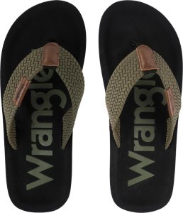 Wrangler Klapki męskie Wrangler Zane Flipflop czarno-oliwkowe 20261061 58C 44 4