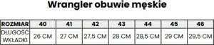 Wrangler Klapki męskie Wrangler Cole Flipflop czarne 20261060 25Y 42 7