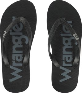 Wrangler Klapki męskie Wrangler Cole Flipflop czarne 20261060 25Y 46 4
