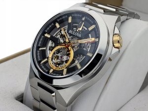 Zegarek Bulova Zegarek męski Bulova 98A224 srebrny 6