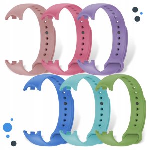ChronSmarta Zestaw: 6x pasek ChronSmarta do smartband'a Xiaomi Mi Band 8 / 9 / 10 2