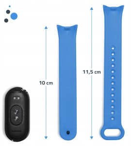 ChronSmarta Zestaw: 6x pasek ChronSmarta do smartband'a Xiaomi Mi Band 8 / 9 / 10 3