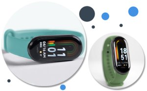 ChronSmarta Zestaw: 6x pasek ChronSmarta do smartband'a Xiaomi Mi Band 8 / 9 / 10 7