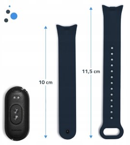 ChronSmarta Zestaw: 6x pasek ChronSmarta do smartband'a Xiaomi Mi Band 8 / 9 / 10 3