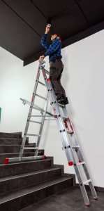 Faraone Drabina trzyelementowa 3X10 szczebli AK300.3SC - F. schodowa (DR AK300.3SC) 4