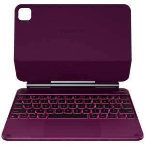 4kom.pl Etui Typecase Edge z klawiaturą do iPad  Pro 11" 2024/2025 malina 3