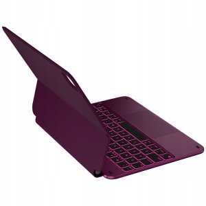 4kom.pl Etui Typecase Edge z klawiaturą do iPad  Pro 11" 2024/2025 malina 10