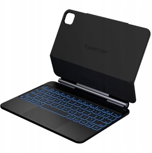4kom.pl Etui Typecase Edge z klawiaturą do iPad Pro 11" 2024/2025 carbon fiber 4