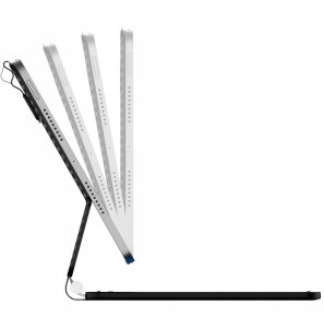 4kom.pl Etui Typecase Edge z klawiaturą do iPad Pro 11" 2024/2025 carbon fiber 6