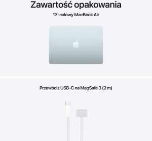 Laptop Apple Apple MacBook Air 13" M5 10-core CPU + 8-core GPU / 16GB RAM / 512GB SSD / Klawiatura US / Błękitny (Sky Blue) 9