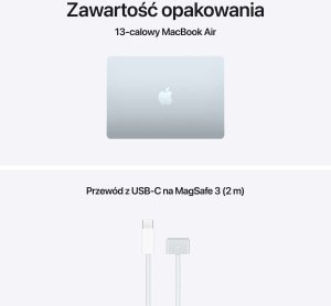 Laptop Apple Apple MacBook Air 13" M5 10-core CPU + 10-core GPU / 16GB RAM / 2TB SSD / Klawiatura US / Zasilacz 70 W / Błękitny (Sky Blue) 9