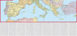 Nawigacja GPS ExpressMap Europa laminowana mapa samochodowa 5