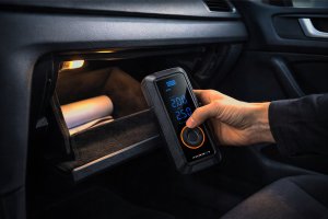 Kompresor samochodowy Farrot kompresor bezprzewodowy powerbank led 150psi pompka powietrza elektryczna Powerbank LED AUTO STOP 6