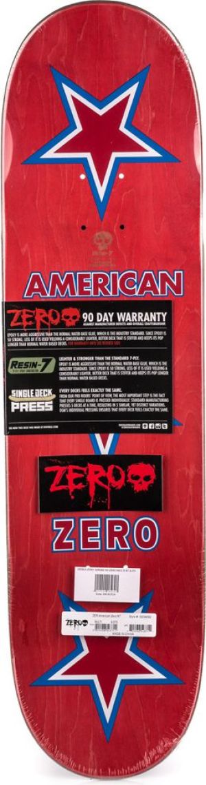 Deskorolka Zero Deck American 8.375 czerwona r. uniwersalny 2