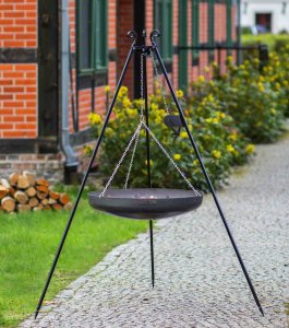 Palenisko ogrodowe CookKing Wok ogrodowy, stalowy, 60 cm, czarny | TYLETEGOTU 2
