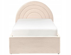 Beliani Łóżko dziecięce z pojemnikiem Boucle ANET 90 x 200 cm Beżowy 6