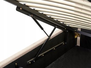 Beliani Łóżko dziecięce z pojemnikiem Boucle ANET 90 x 200 cm Beżowy 10