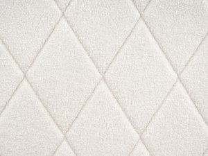 Beliani Łóżko z pojemnikiem Boucle ROCHEFORT 180 x 200 cm Złamana biel 13