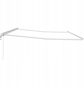 vidaXL Rama markizy Biały 600 × 350 cm Aluminium Lumarko 6