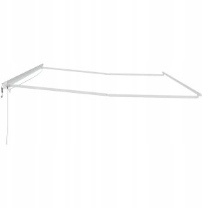 vidaXL Rama markizy Ze LED Lights Biały 600 × 300 cm Aluminium Lumarko! 6